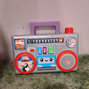 Colorful Toy Boombox with Handle